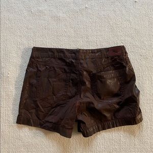 Holding horses vegan leather shorts.  Anthropologie.  New with tags.